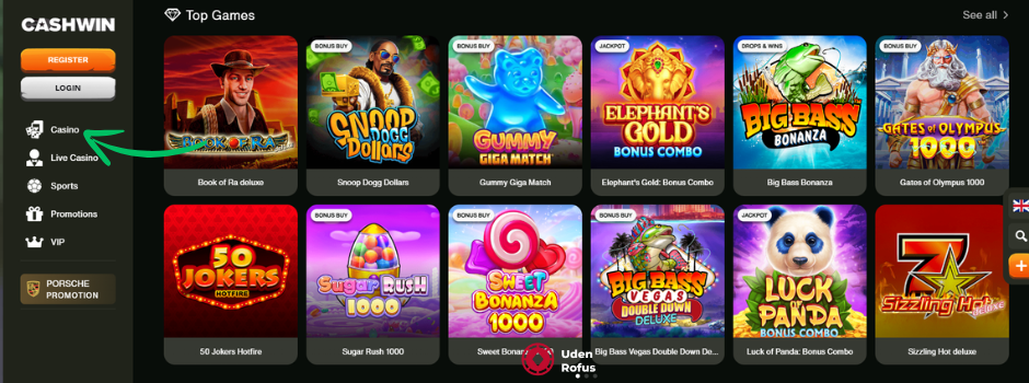 Cashwin casino slot