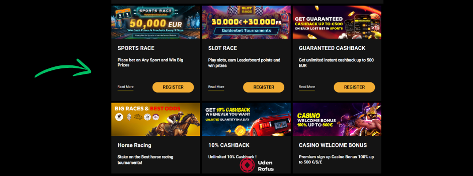 Goldenbet casino bonus