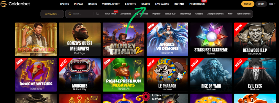 Goldenbet casino slot